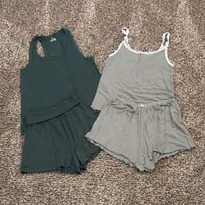 Aerie green pajama sets
